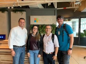 Equipe em Treinamento na Microsoft